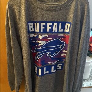 Buffalo Bills Gray Crew Neck